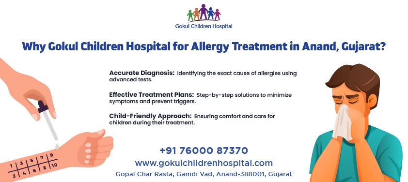 Gokul Children Hospital for Allergy Treatment in Anand